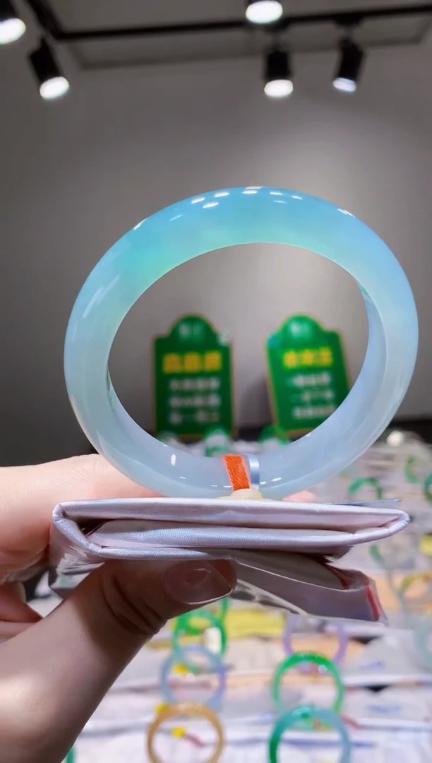 未镶嵌手镯翡翠K51天然A货缅甸翡翠57.5