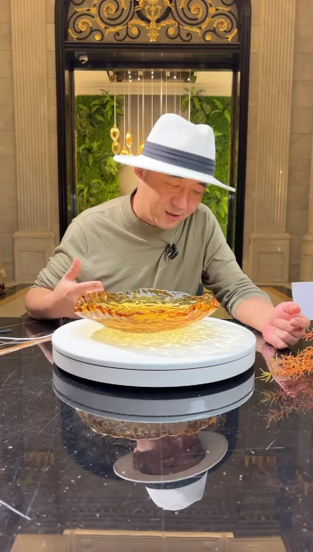 【闪购商品】摆件AJ02011茶金色肌理纹果盘