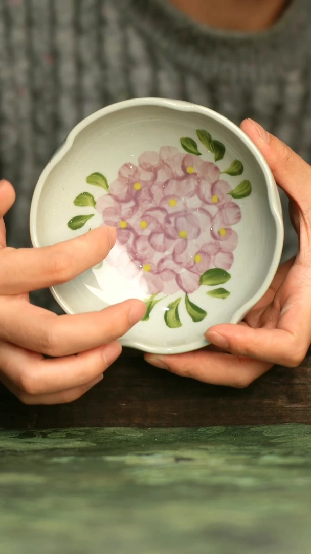 瓷器青诗集手工手绘瓷器