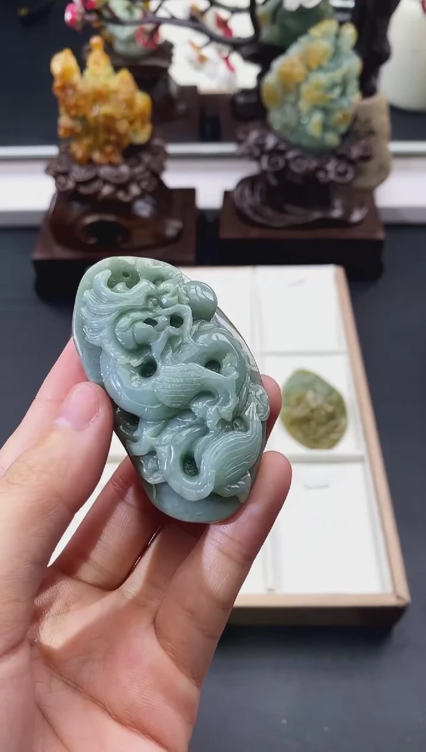 颈饰未镶嵌翡翠天然缅甸A货翡翠