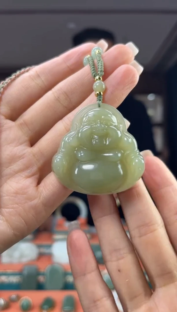 颈饰未镶嵌和田玉佩佩45mm左右