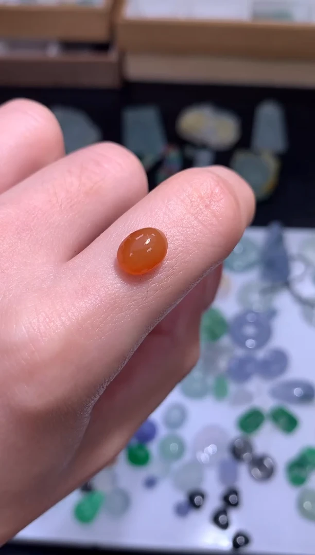 定制翡翠未镶嵌蛋面