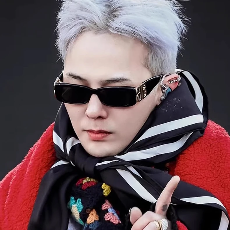 权志龙同款墨镜男款BB痞帅小框高级感防晒防紫外线近视太阳眼镜女