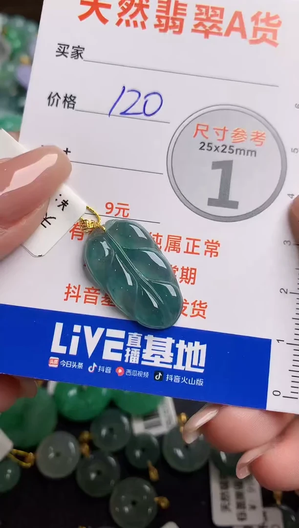 【闪购商品】翡翠颈饰18K金镶嵌0161955573