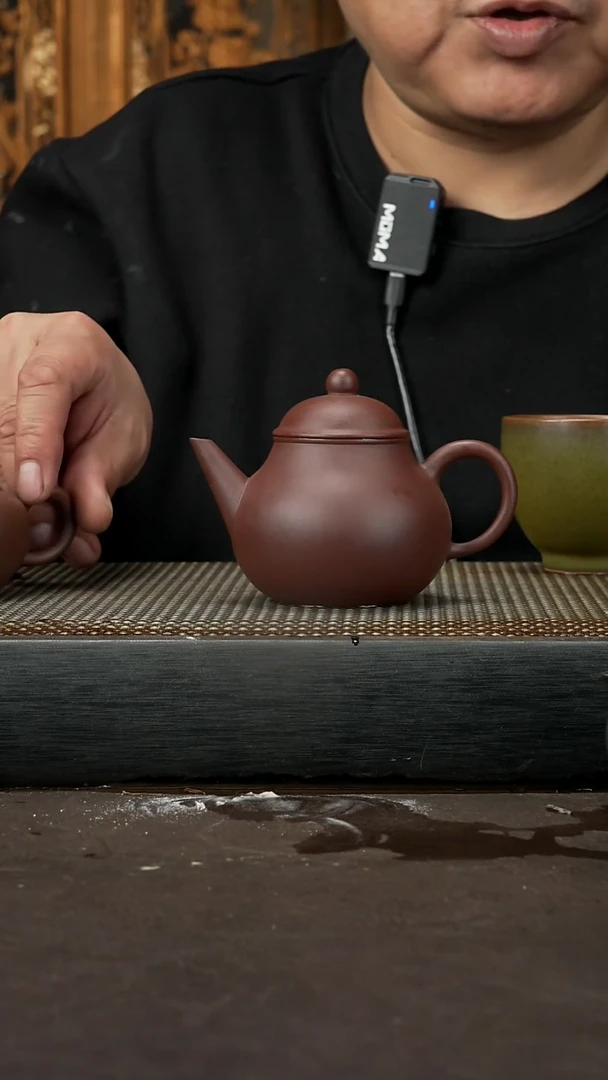 【闪购商品】紫砂茶壶紫泥 芭乐水平 170cc 016