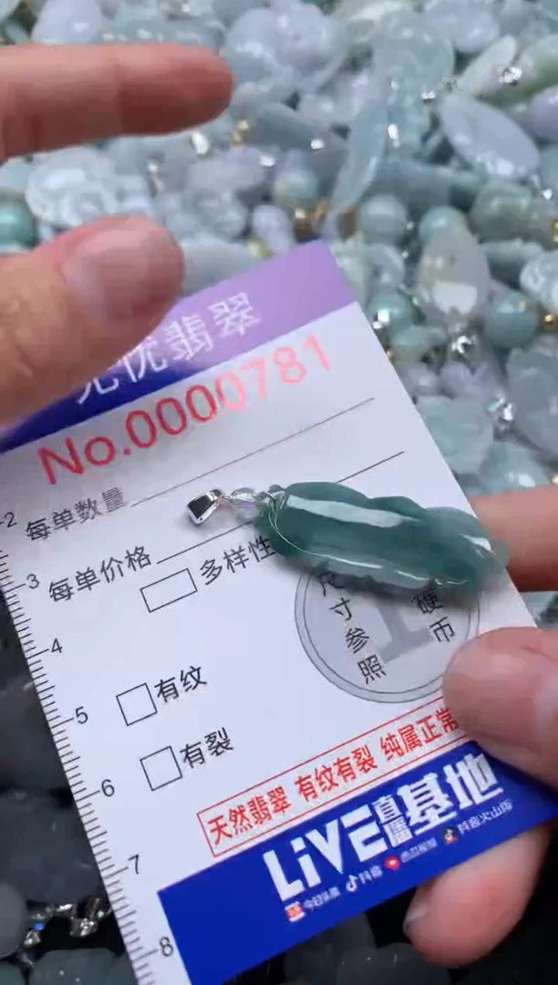 颈饰未镶嵌翡翠781