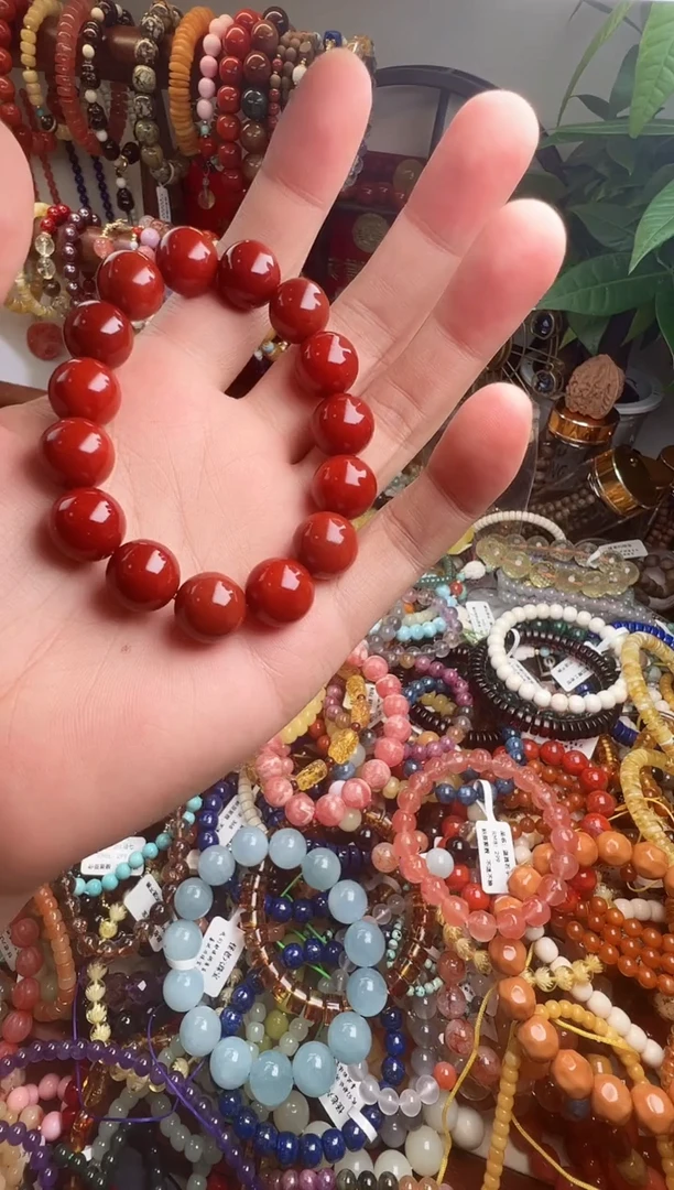 未镶嵌手链玛瑙/玉髓仙**富 一物一件）004148