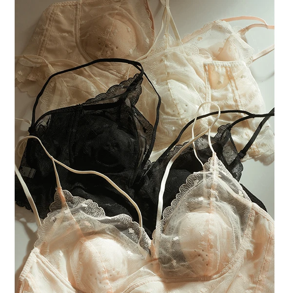 XR【萌动】夏季新款爆款轻薄兔耳杯蕾丝内衣K-JP2102