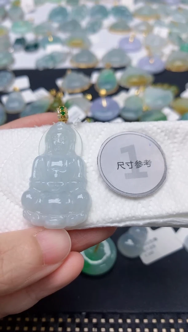颈饰未镶嵌翡翠天然缅甸A货翡翠