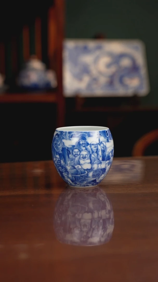 晓竹窑 十八罗汉图