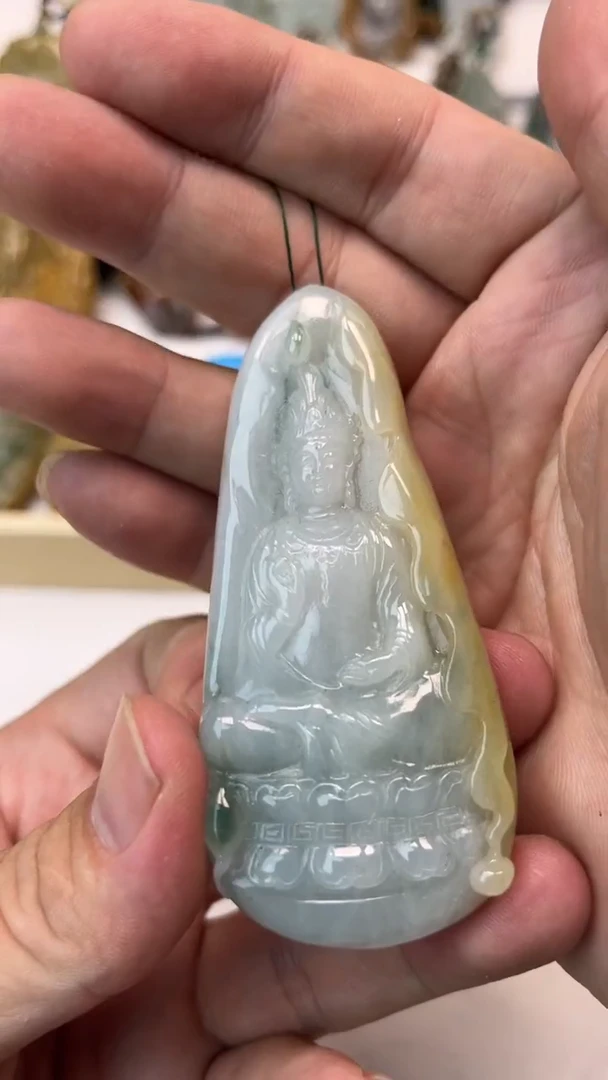 颈饰未镶嵌翡翠天然翡翠
