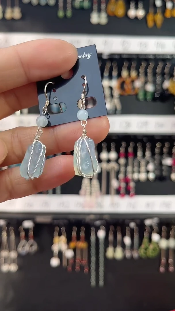 未镶嵌翡翠耳饰喜欢拍