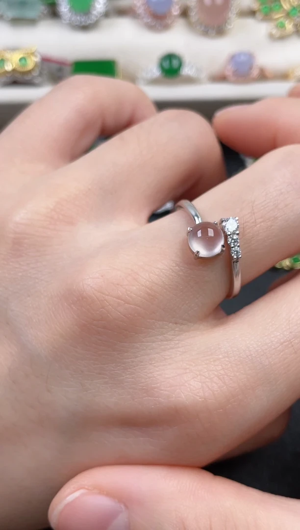 合金南红玛瑙戒指1