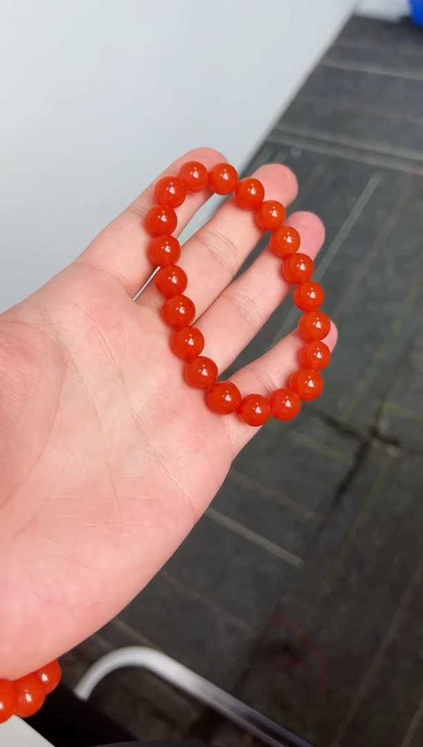 【闪购商品】南红玛瑙亮光手串卡10+未镶嵌保山杨柳滴水洞高品