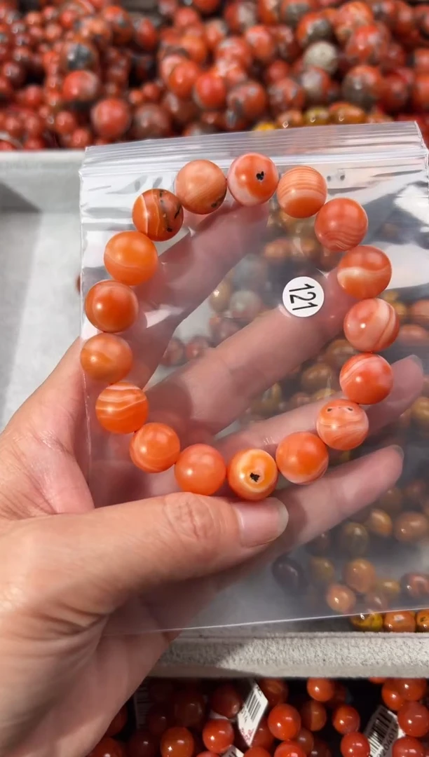 未镶嵌手串南红玛瑙12+