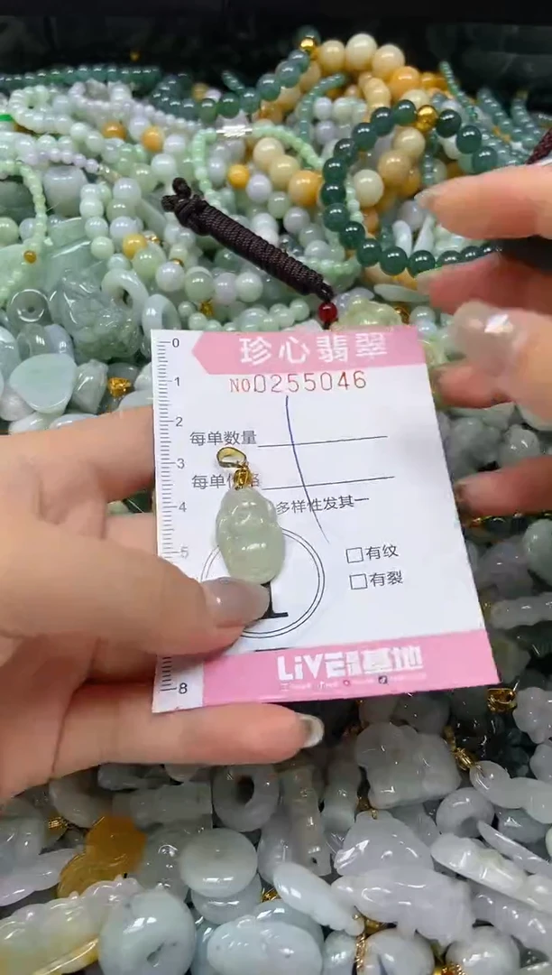 翡翠未镶嵌颈饰闪购0255046