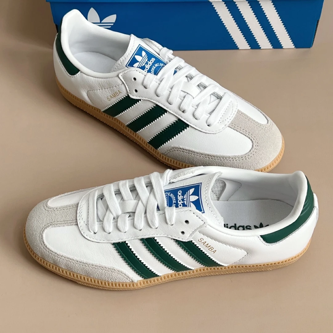 Adidas/阿迪达斯三叶草正品男女鞋复古低帮休闲T头鞋潮流德训鞋