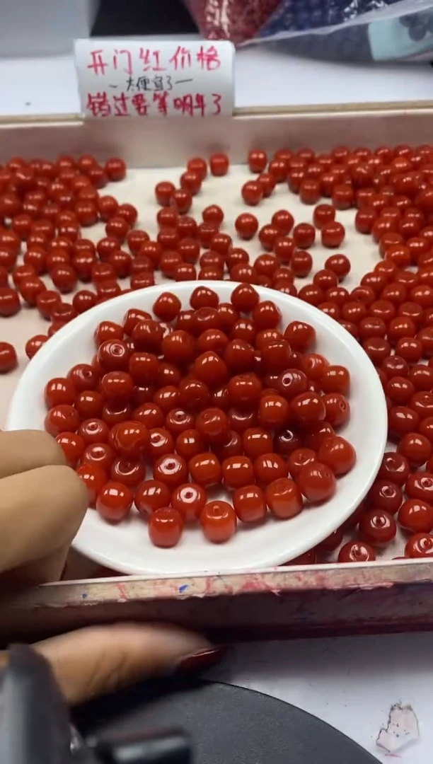 【闪购商品】南红玛瑙颈饰未镶嵌w1159满肉南红老型10*9mm*10