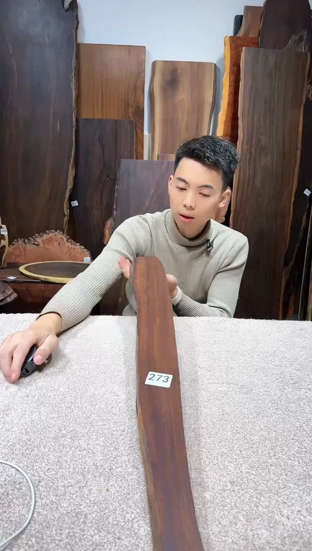 【闪购商品】风车木（黑檀木）尺寸80*6*2.2编号273