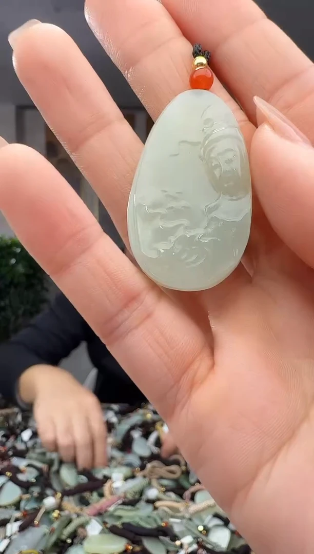 颈饰未镶嵌和田玉拍一发一多样性发货