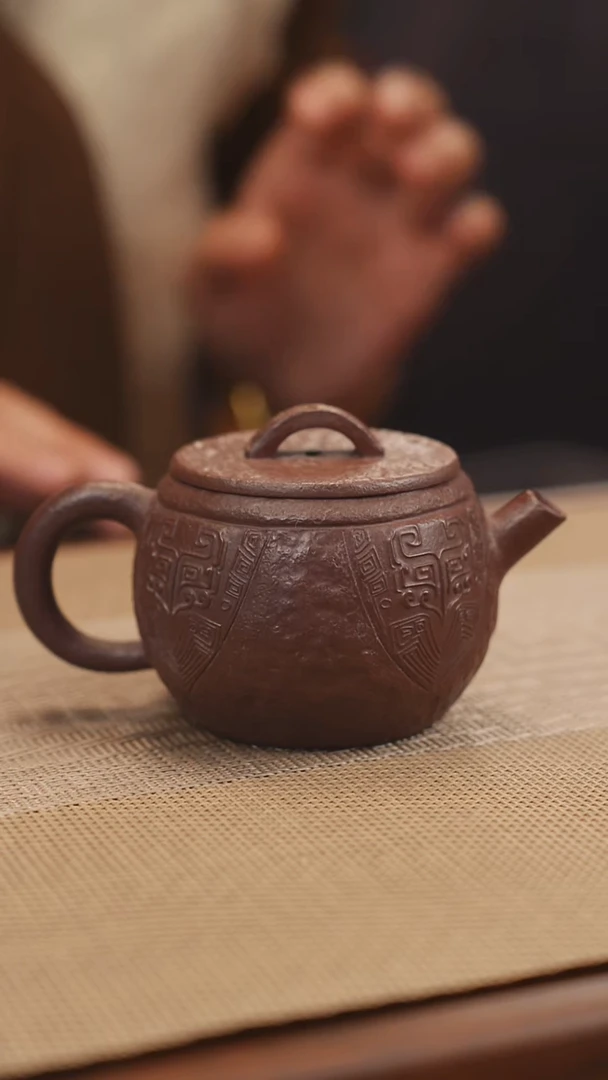 原矿老紫泥青铜器小汉瓦21