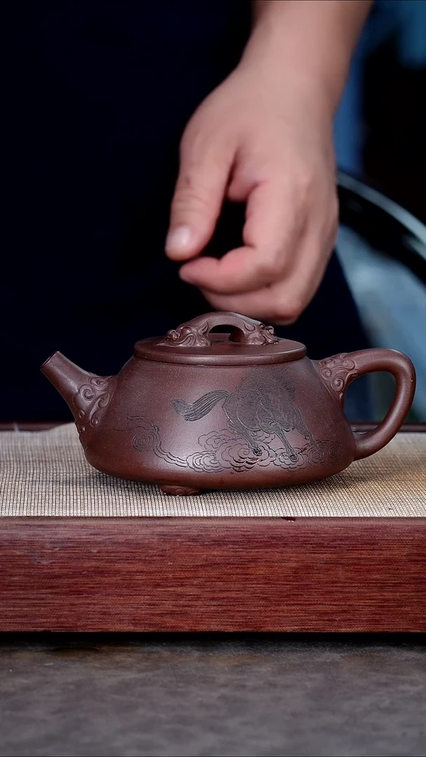 茶壶紫砂寂*四号井底槽青