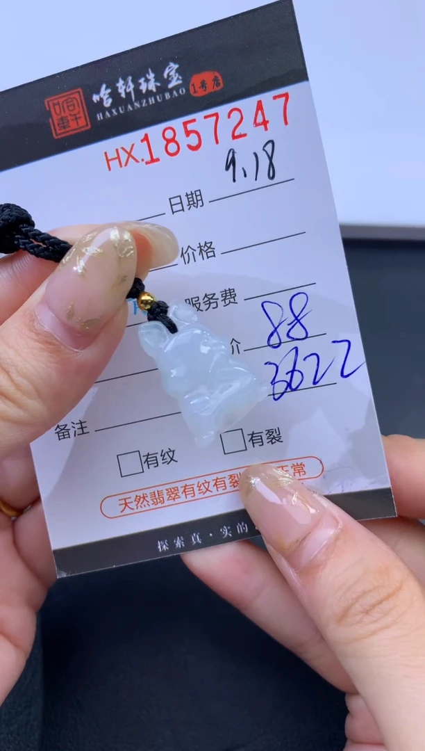 未镶嵌挂件翡翠哈轩 挂件1