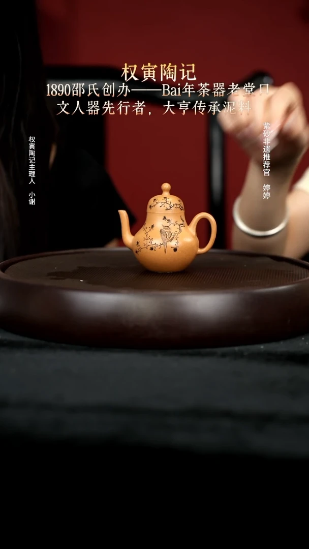 茶壶紫砂37段泥思婷120cc