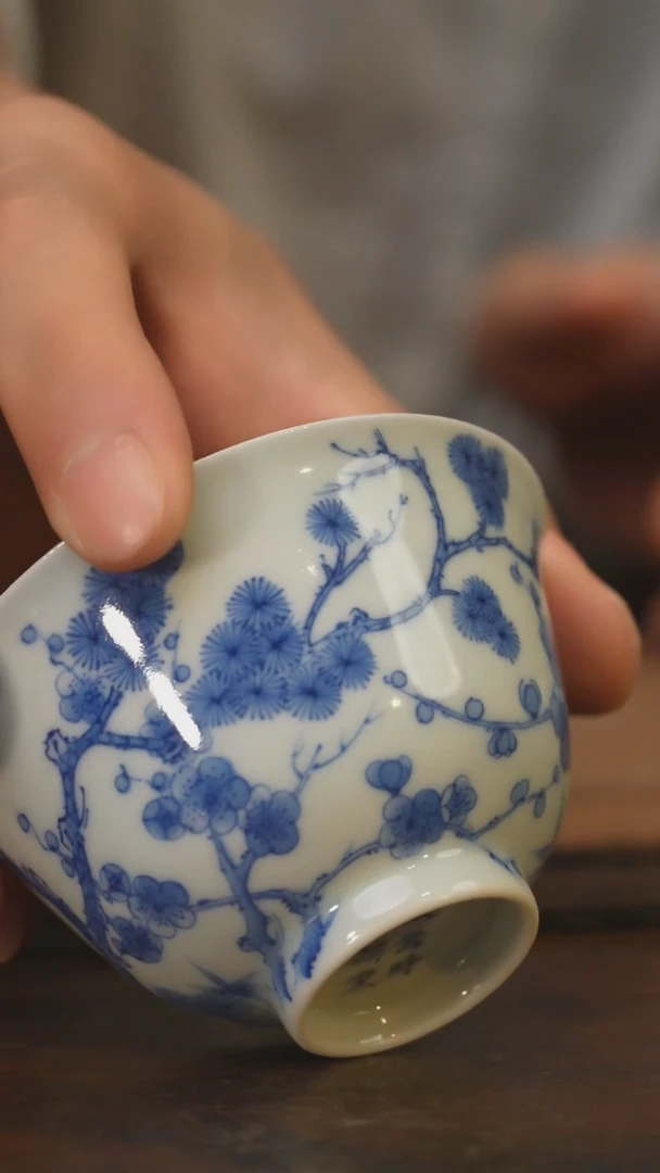 瓷片柴窑青花破价福利  微瑕