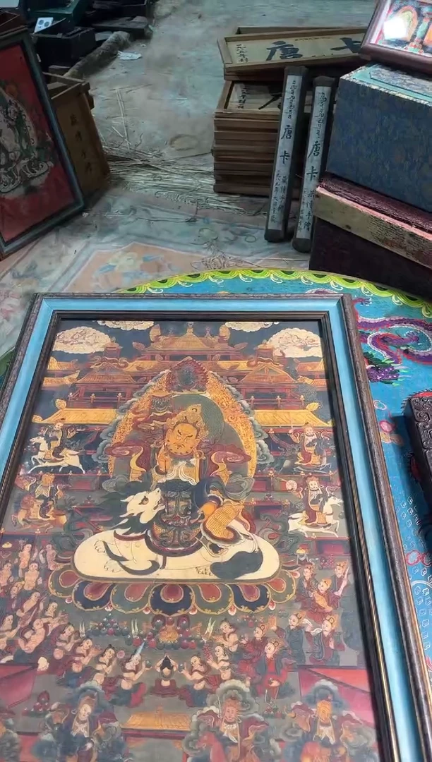 卷轴画路路的唐卡tk160