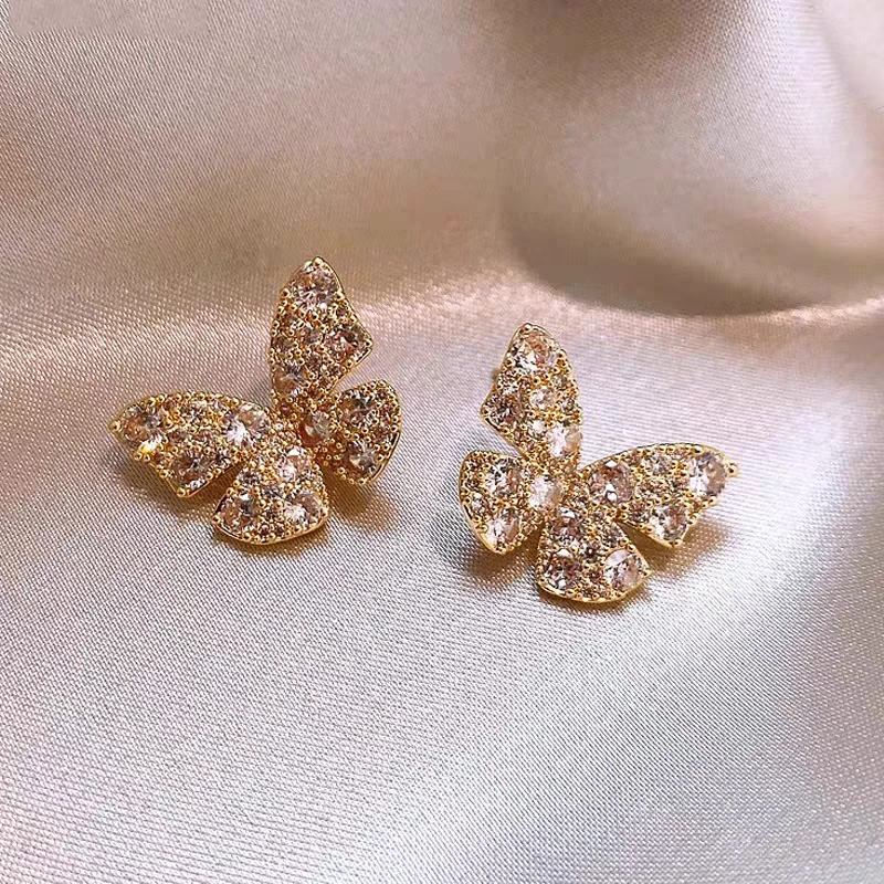 铜合金耳饰 【D58】时尚气质温柔精致轻奢温润耳环