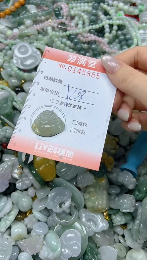 翡翠未镶嵌颈饰闪购0145885