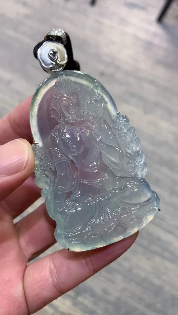 颈饰未镶嵌翡翠天然A货翡翠