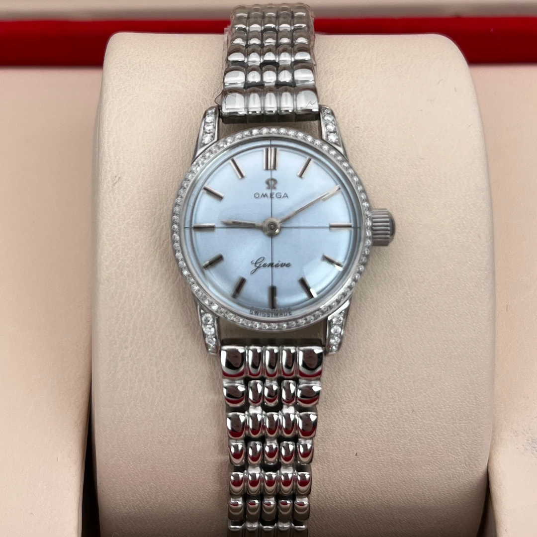 95新 Omega/欧米茄 21mm手动机械JM4686日内瓦后钻瑞士名表凯3