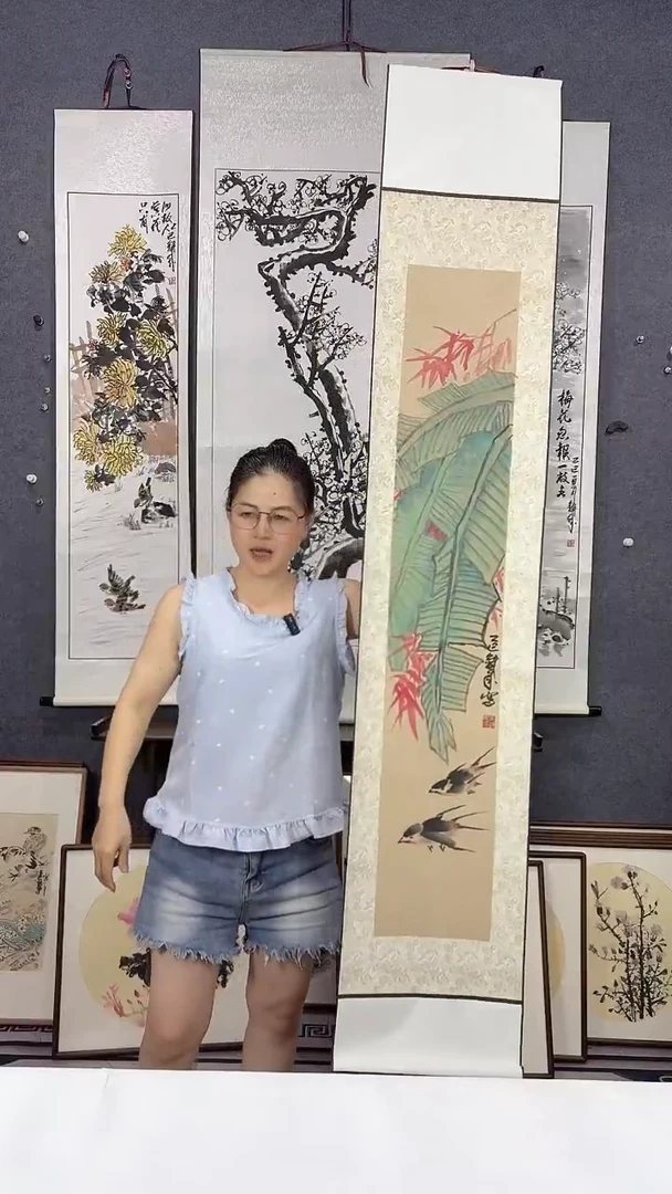 国画175*32吴铁成作品