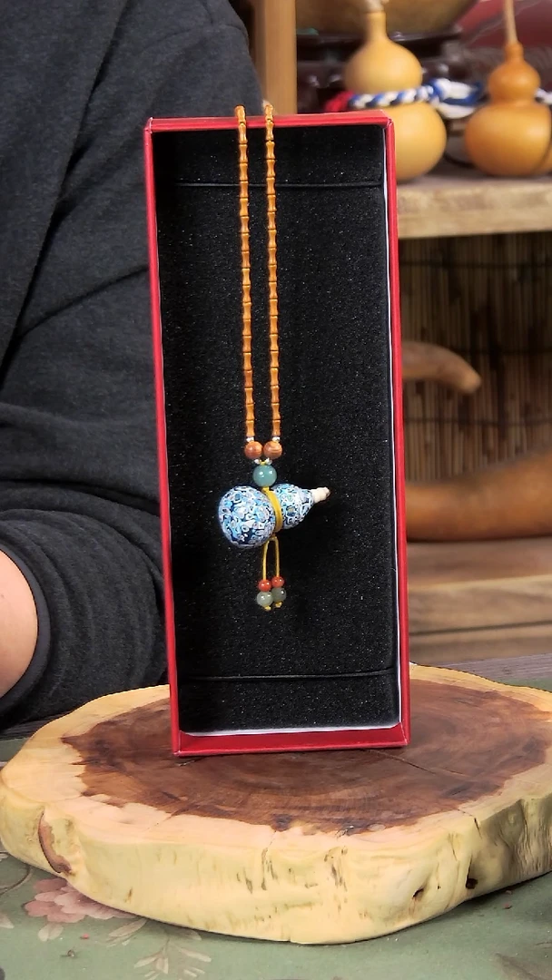 诺**爸古艺高师傅葫芦脖挂 编号41