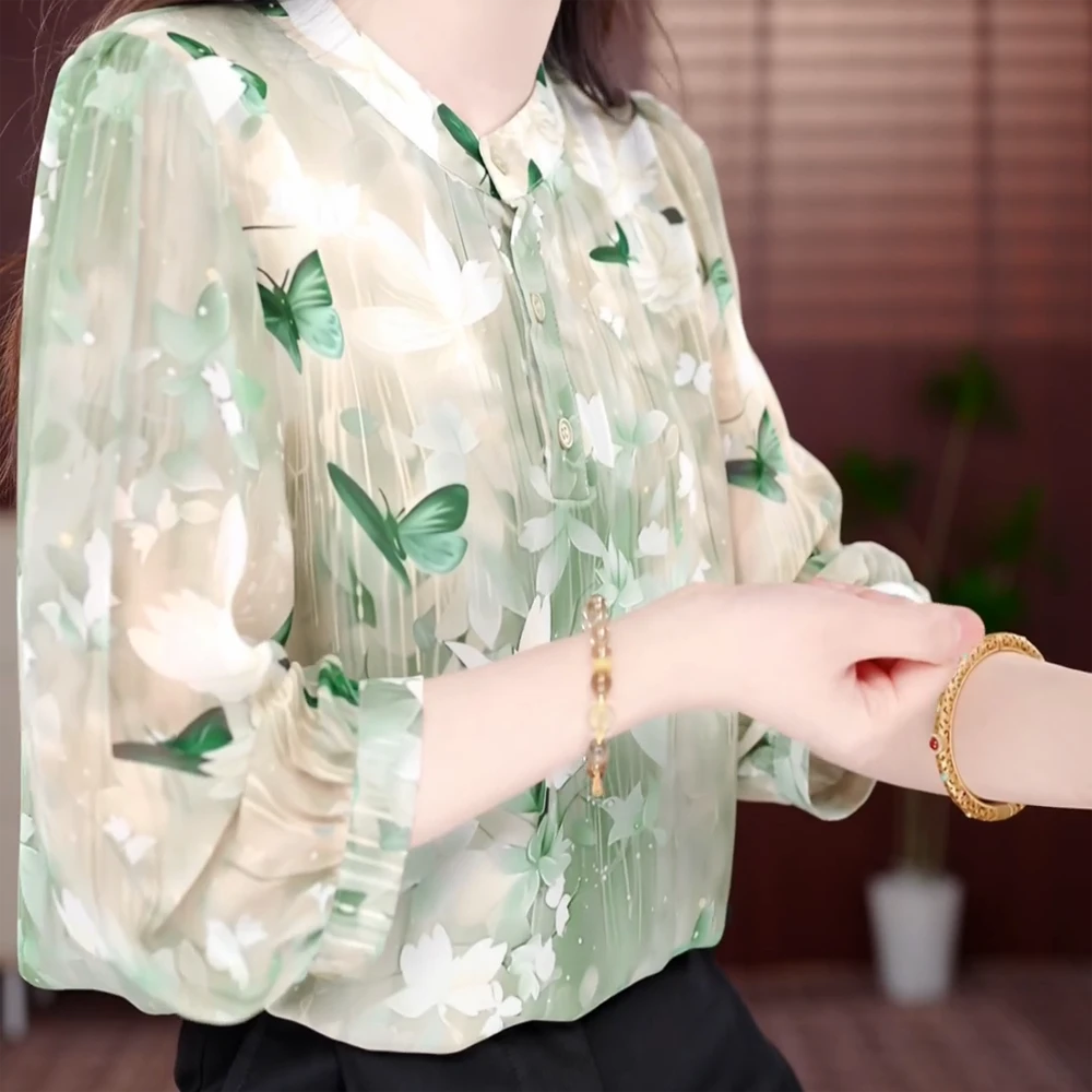 翩翩起舞夏装洋气2025新款衬衫时尚气质小衫减龄显瘦女士上衣