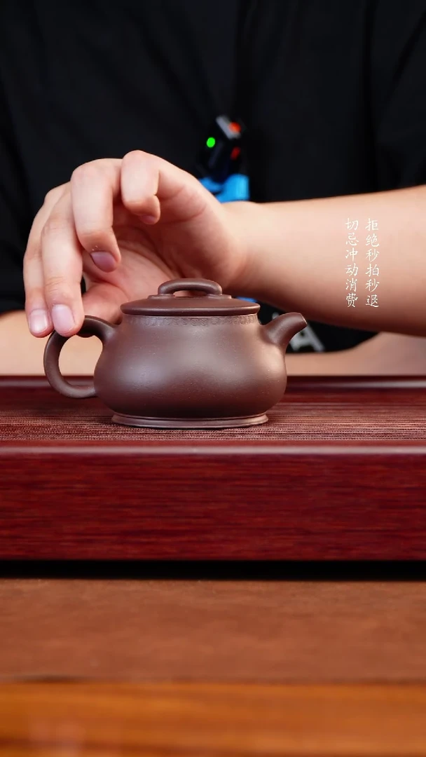 茶壶紫砂M****e潘子茶器17412陈小平儒相 四井底槽青