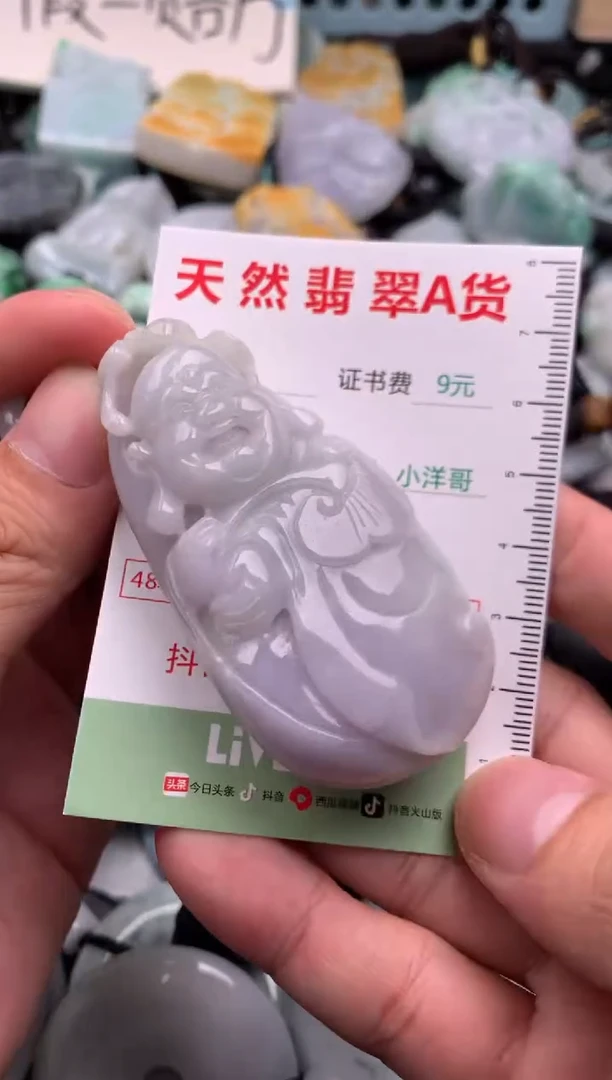 翡翠未镶嵌吊坠(不含链)1