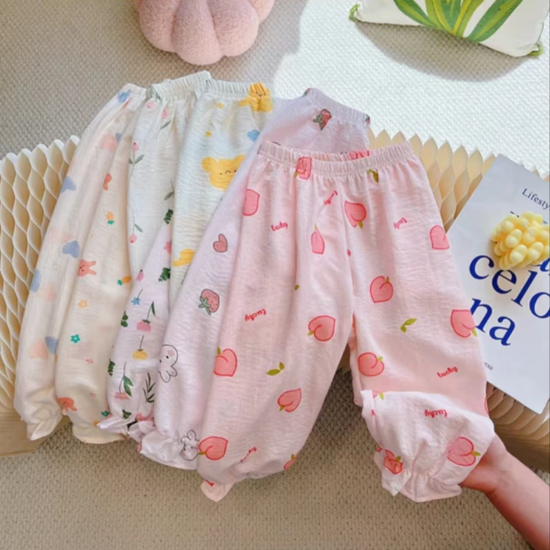【福利款】2025儿童空调防蚊裤小清新宽松  舒适 清仓处理