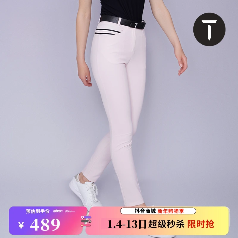T/欧巡赛高尔夫服装女士长裤秋季修身弹力时尚女裤EF221AX022