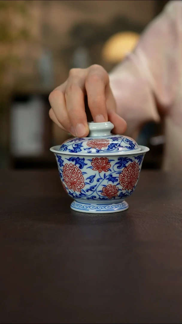 杯景德镇陶瓷杯碗柴烧多人