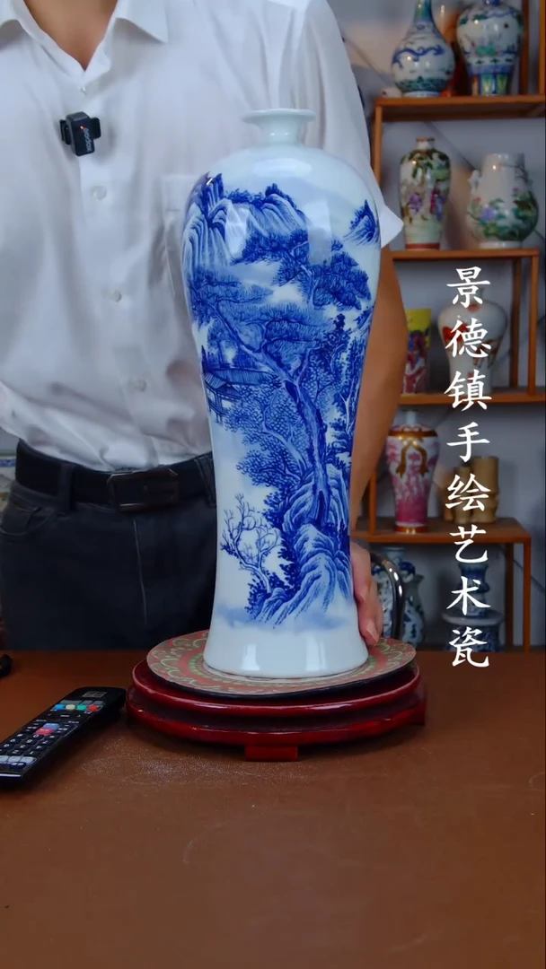 现代景德镇手工手绘陶瓷摆件21