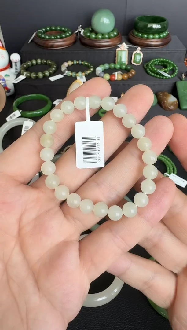 未镶嵌手串和田玉XG 新疆手串