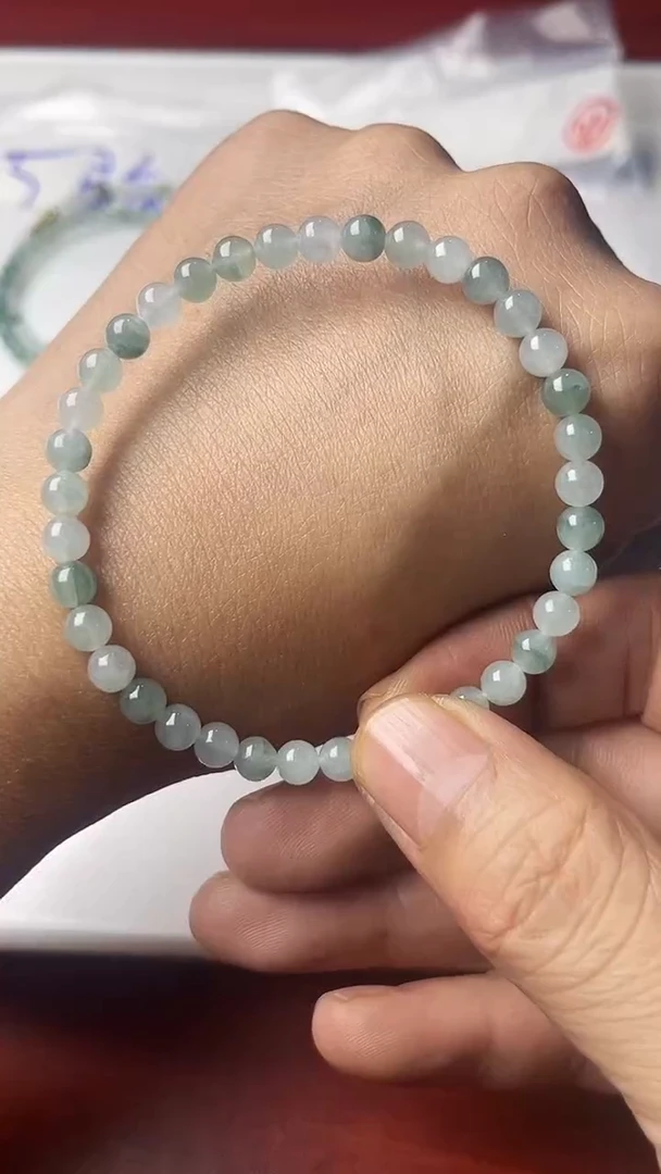 未镶嵌定制翡翠冰种多宝手串