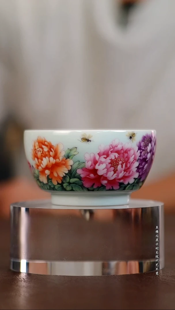 摆件景德镇陶东方现代艺术高端茶器花瓶摆件