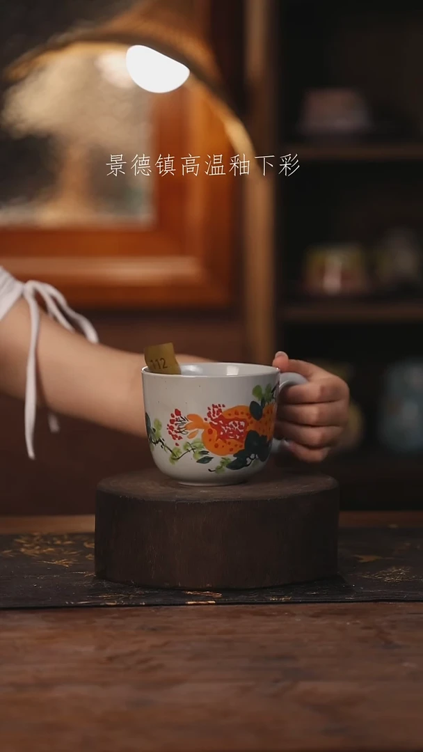 陶瓷景德镇高温釉下手绘陶瓷112