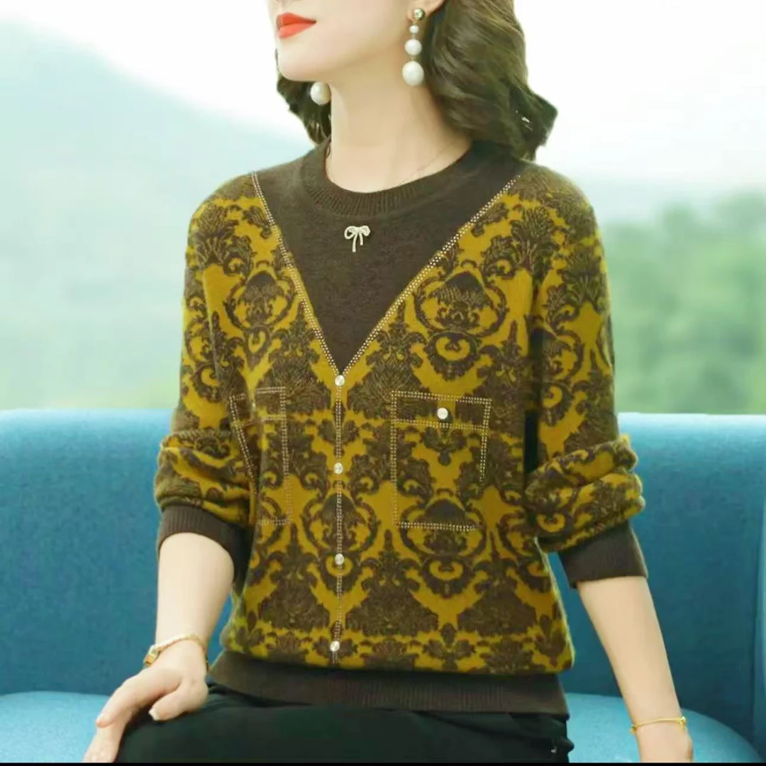 3369冬季新品时尚洋气加厚毛衣LYLG