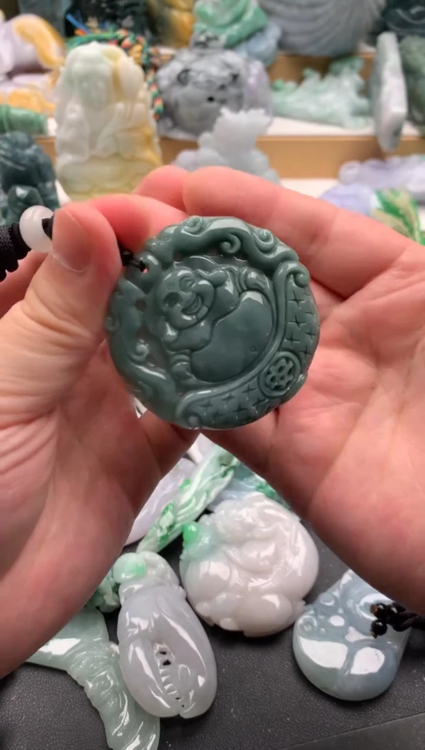 吊坠(不含链)未镶嵌翡翠1