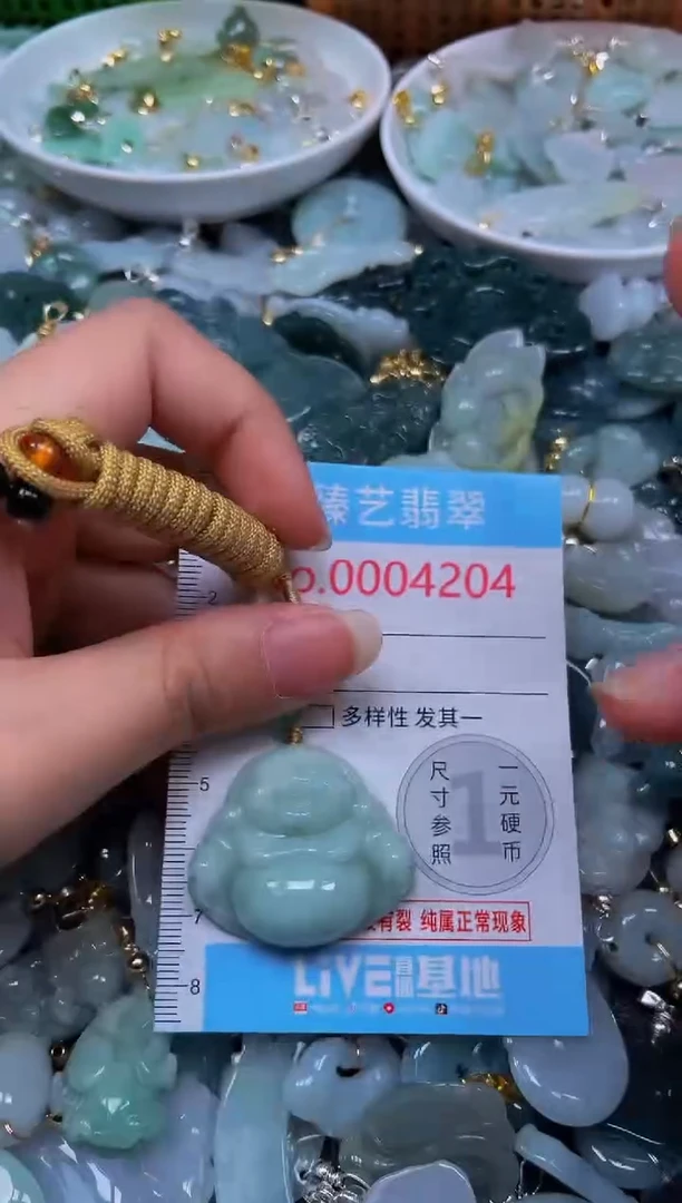 吊坠(不含链)未镶嵌翡翠4204